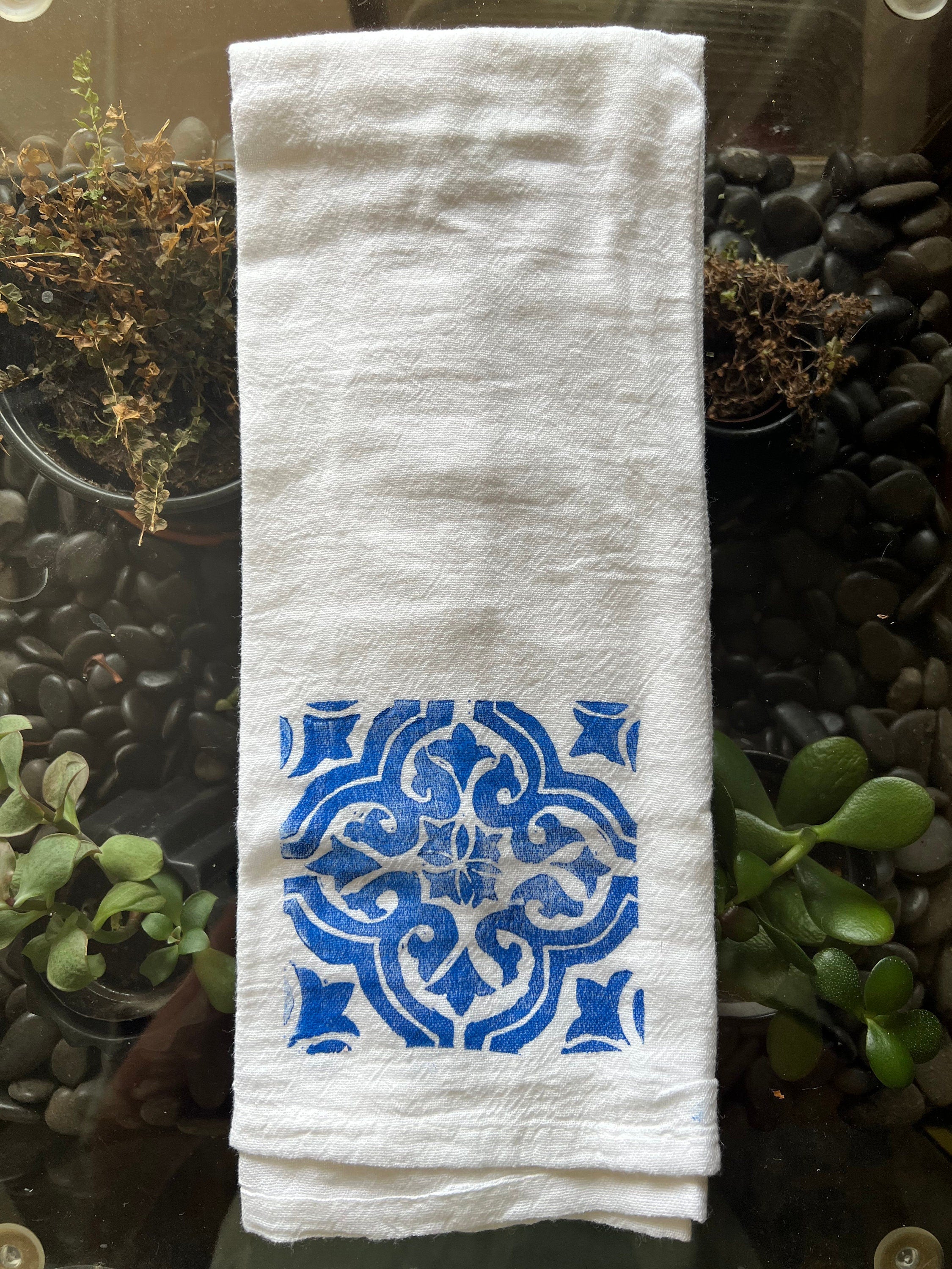 Portuguese Lino-Printed Flour Sack Towel