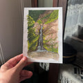 Pequena Cascata – Watercolor Landscape Fine Art Giclée Print