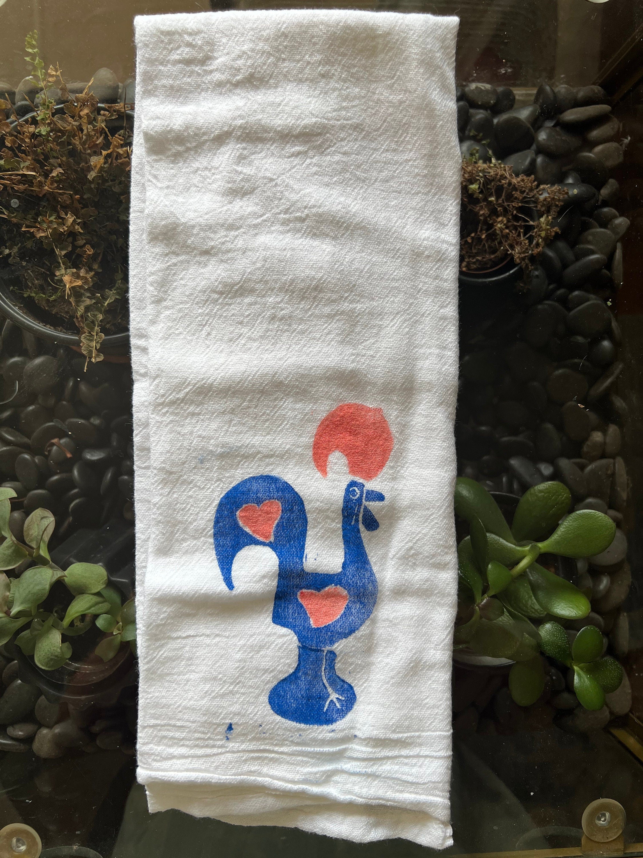 Portuguese Lino-Printed Flour Sack Towel