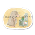 Mr. Mole Makes Tea - Vinyl Sticker