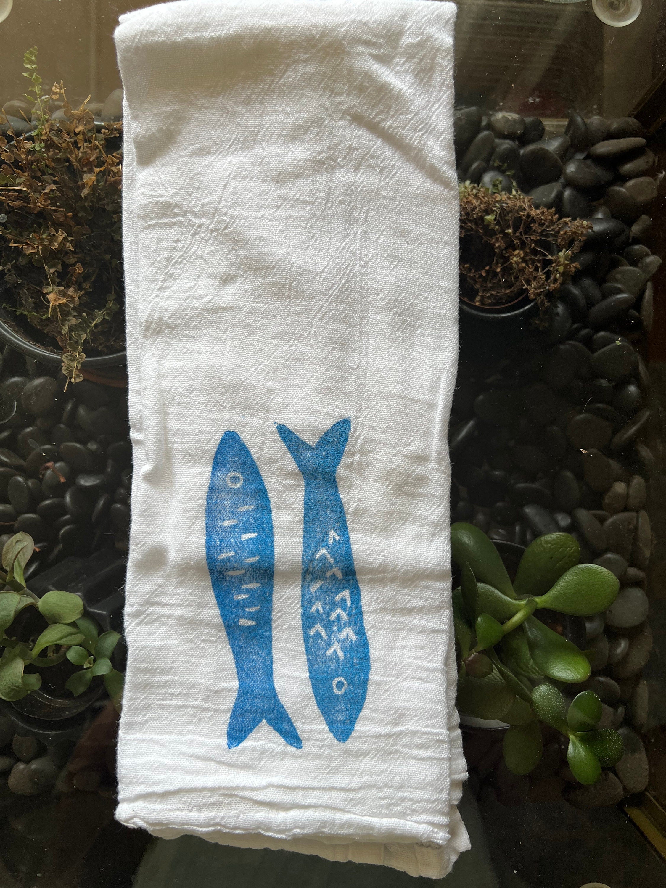 Portuguese Lino-Printed Flour Sack Towel